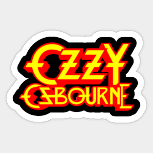 Ozzy Osbourne Logo Sticker